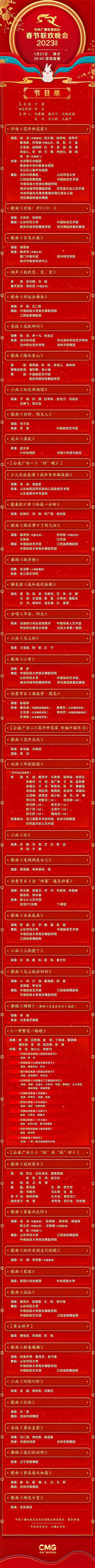 2023春节联欢晚会