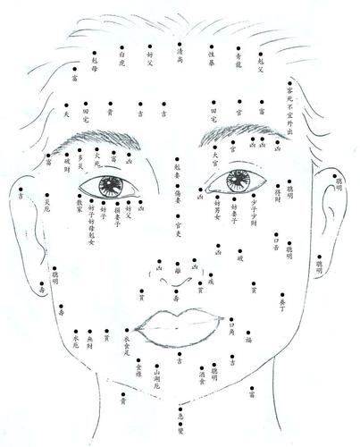 痦子的位置与命运图 痦子的位置与命运图解大全