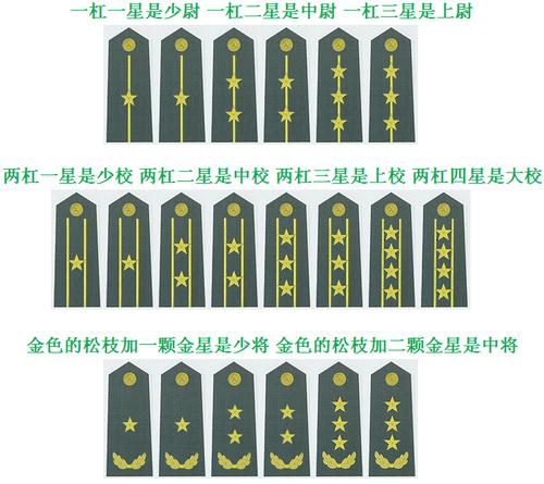 中国军衔等级图片