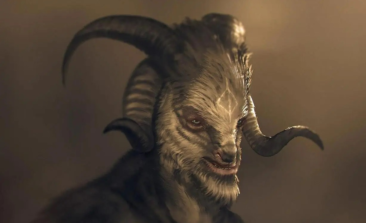 山羊人图片:半人半羊的恶魔