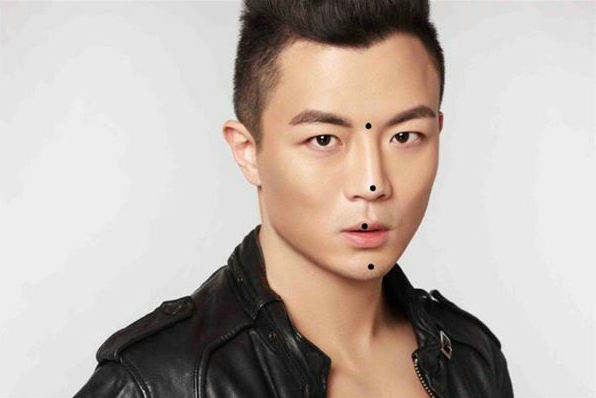 男人脸上十大福痣图片,男人脸上十大福痣图片后背痣