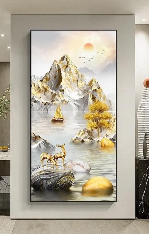 进门玄关风水挂画哪种比较好 风水进门玄关装饰画挂哪些