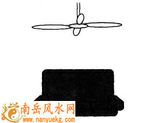 摆放电风扇风水